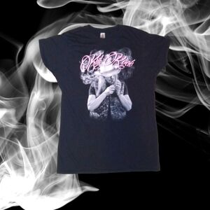 Kid Rock 2022 Bad Reputation Tour Black Smoke Conxeet Tee Women's XL T-shirt